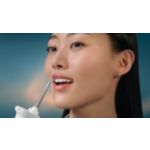 The flossing tip for sensitive gums