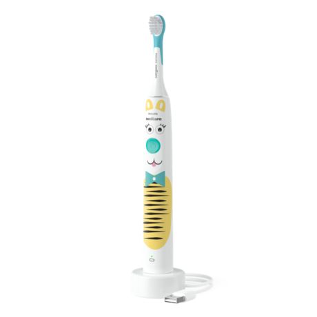 HX3601/01 Philips Sonicare For Kids Design a Pet Edition Brosse à dents électrique