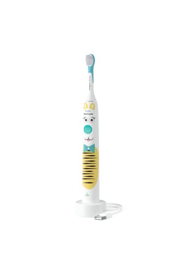 Philips Sonicare for Kids Spazzolino da Denti Ricaricabile Blu Turchese, Sanareva