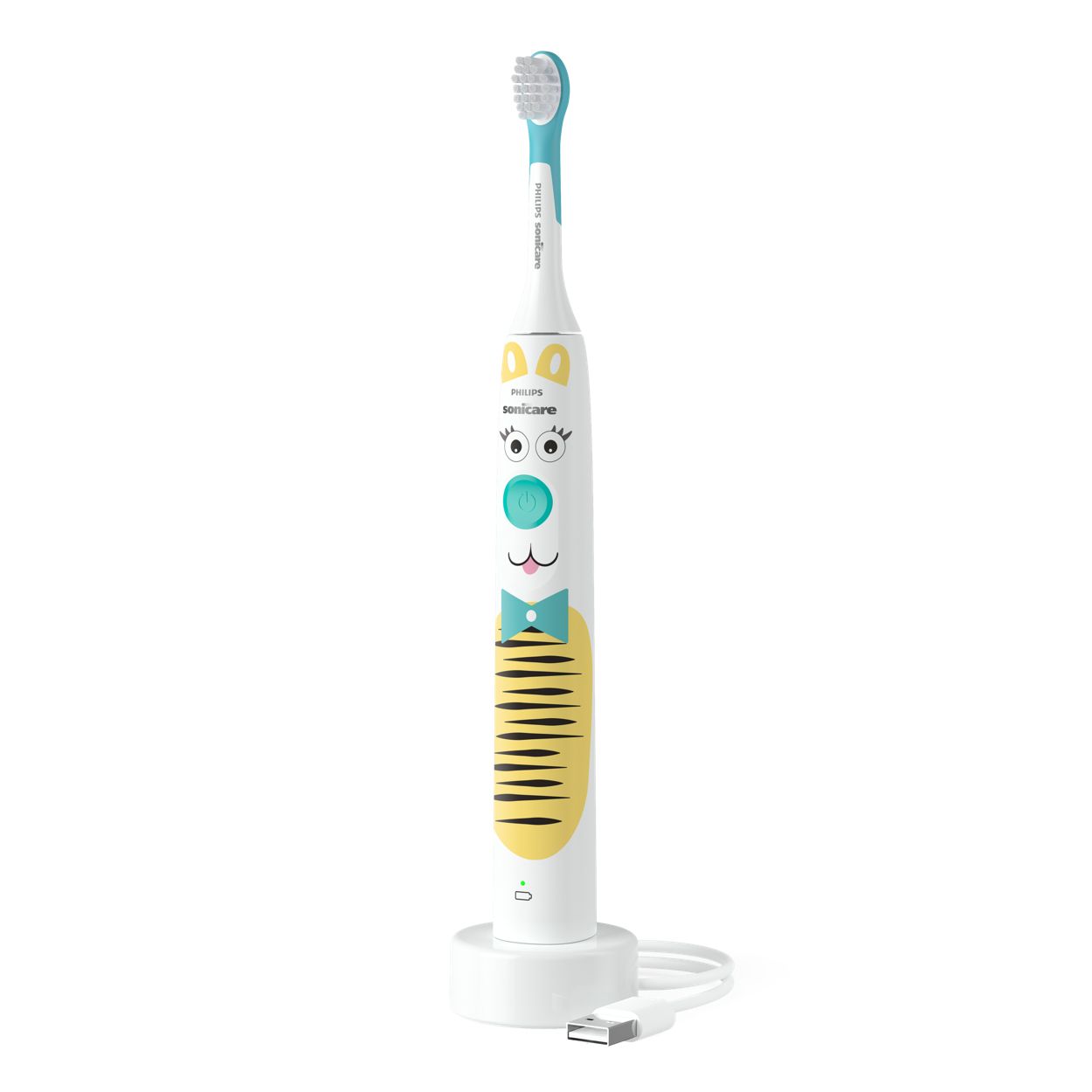 Philips Sonicare for Kids Bluetooth Connected Rechargeable Electric  Toothbrush, HX6321/02