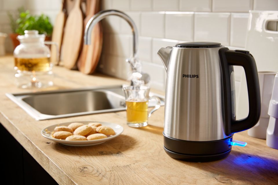 Philips electric store kettle stainless steel