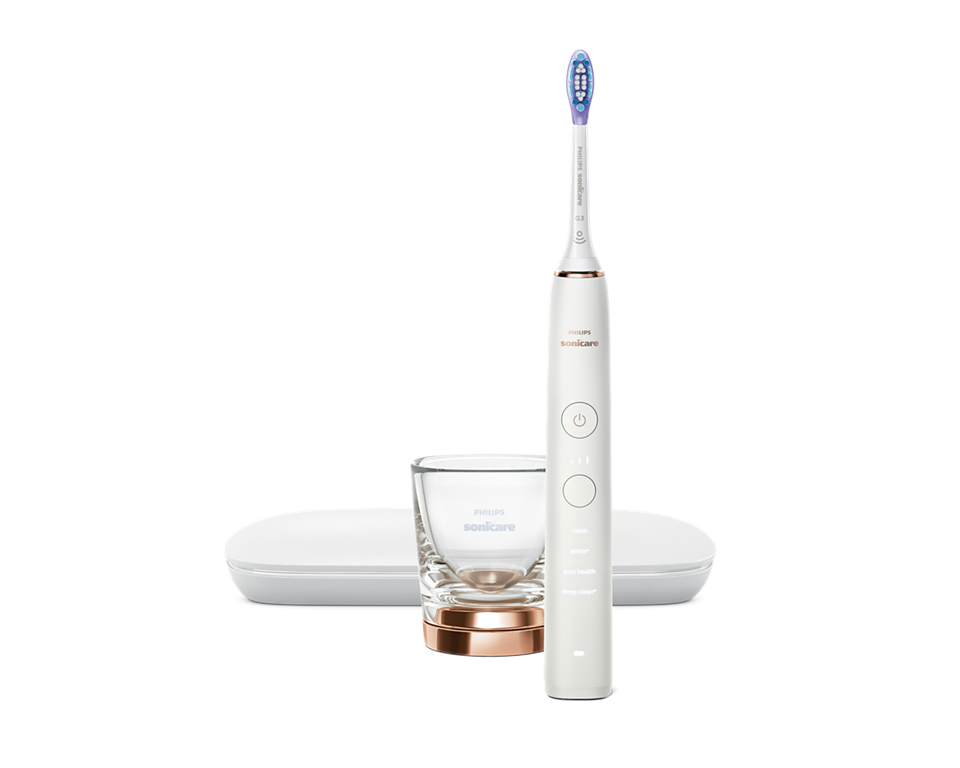 DiamondClean 9000 HX9911/78 Sonic electric toothbrush with DiamondClean 9000 HX9911/78 Sonic electric toothbrush with