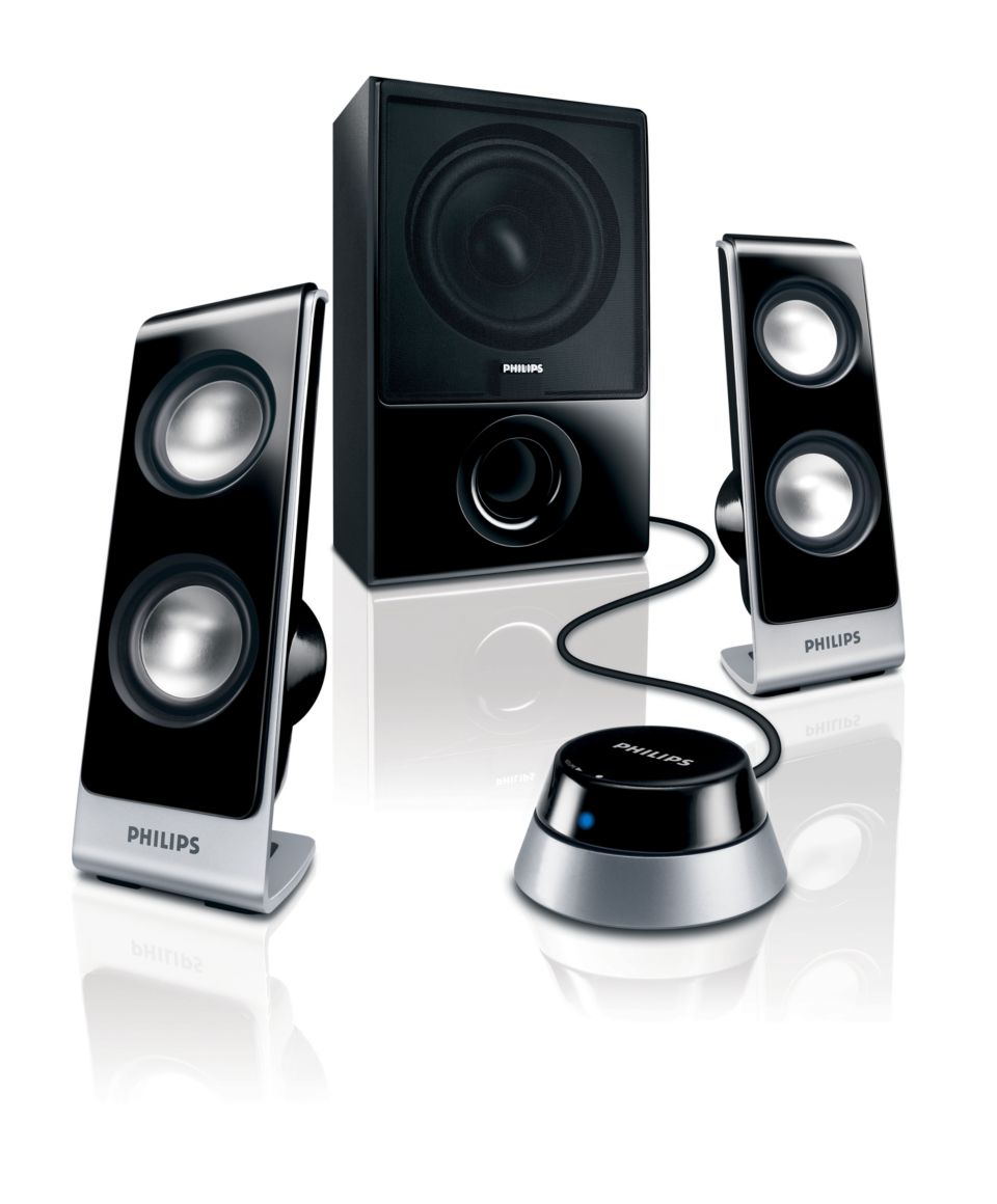 Philips multimedia best sale speakers 2.1