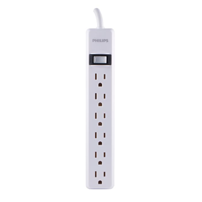 Powerful 6 outlet surge solution