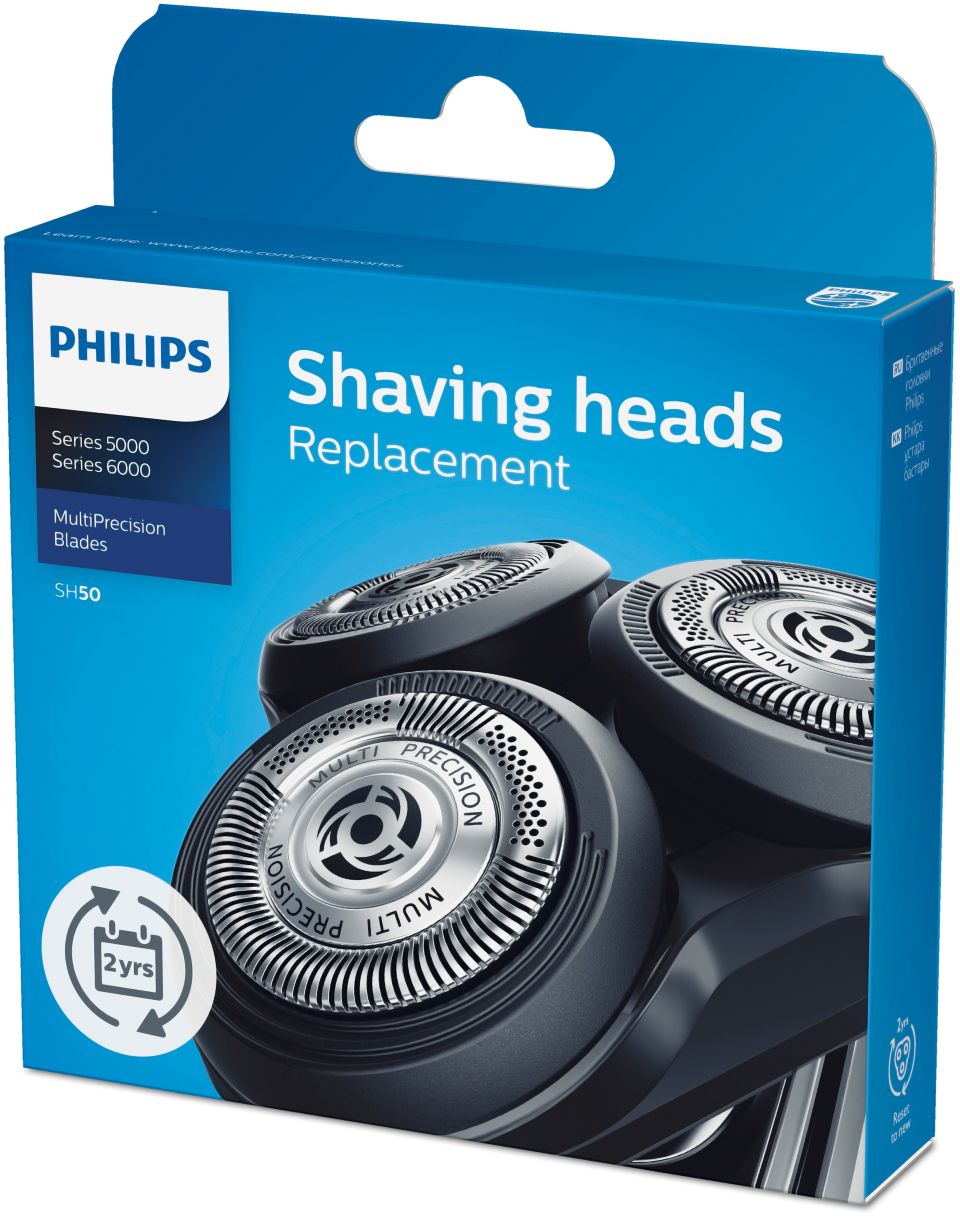 Cabezales de repuesto para afeitadora Philips Norelco serie 5000, SH50/52  JM