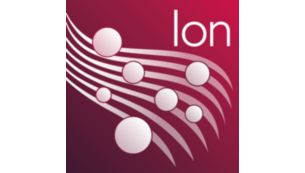 More care with ion conditioning for shiny, frizz-free hair