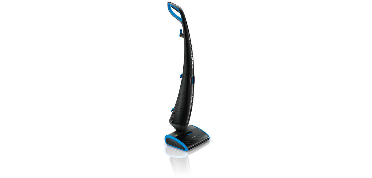 Vacuums, mops and dries in one go