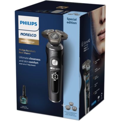 Norelco Shaver S9000 Prestige Wet & Dry Electric shaver with