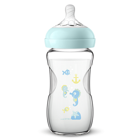 SCF577/01 Philips Avent Natural 裝飾玻璃嬰兒奶瓶