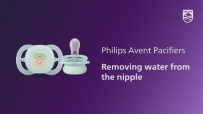 Philips Avent Soothers – Removing Water from the Teat