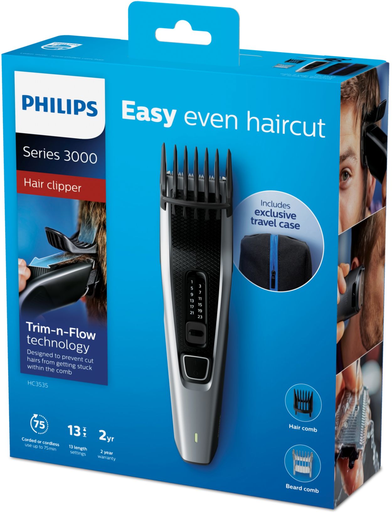 Tondeuse barbe & cheveux Philips Hairclipper series 3000 - HC3510-15