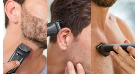 Trim and style your face, hair and body with 9 tools