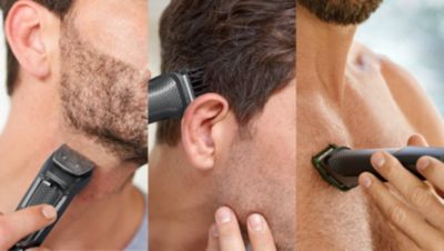 Trim and style your face, hair and body with 9 tools