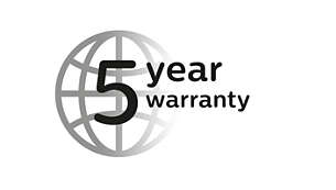 5-year warranty
