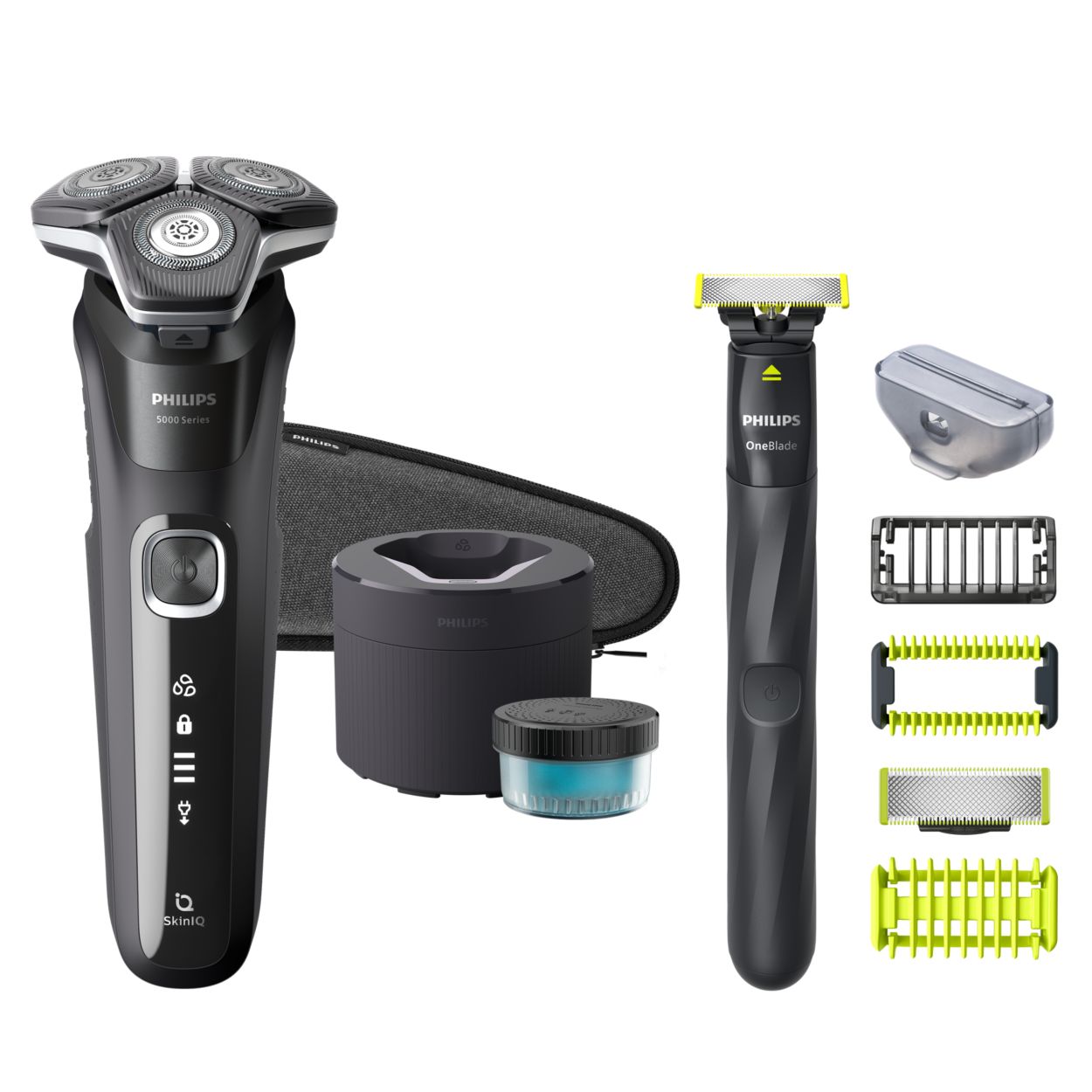 Philips Rasoir électrique Série 5000 pour homme Wet & Dry, avec tondeuse  rétractable, station de nettoyage, coffret de voyage et cartouche Quick  Clean (modèle S5898/50) : : Hygiène et Santé