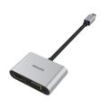 Mini DP 扩展到 HDMI 和 VGA 端口。