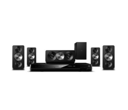 Powerful cinematic surround sound with deep bass