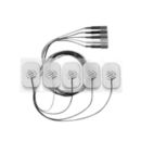 Adult disposable metallic 5 electrode lead set IEC Electrode