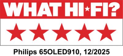 What Hi-Fi? 5-Star Award OLED910