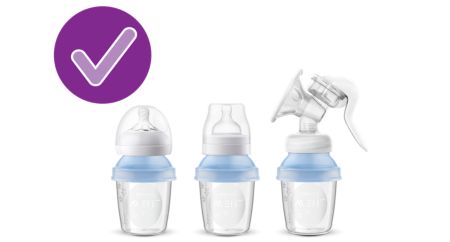 Philips avent store milk storage cups