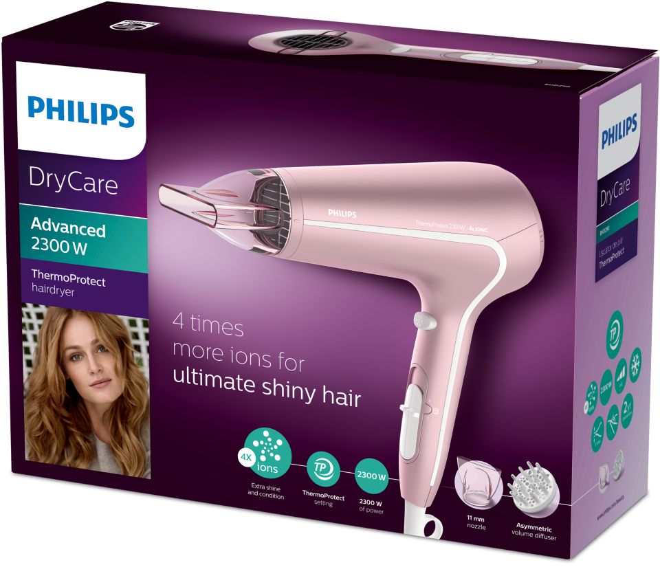 Secador de outlet pelo philips drycare