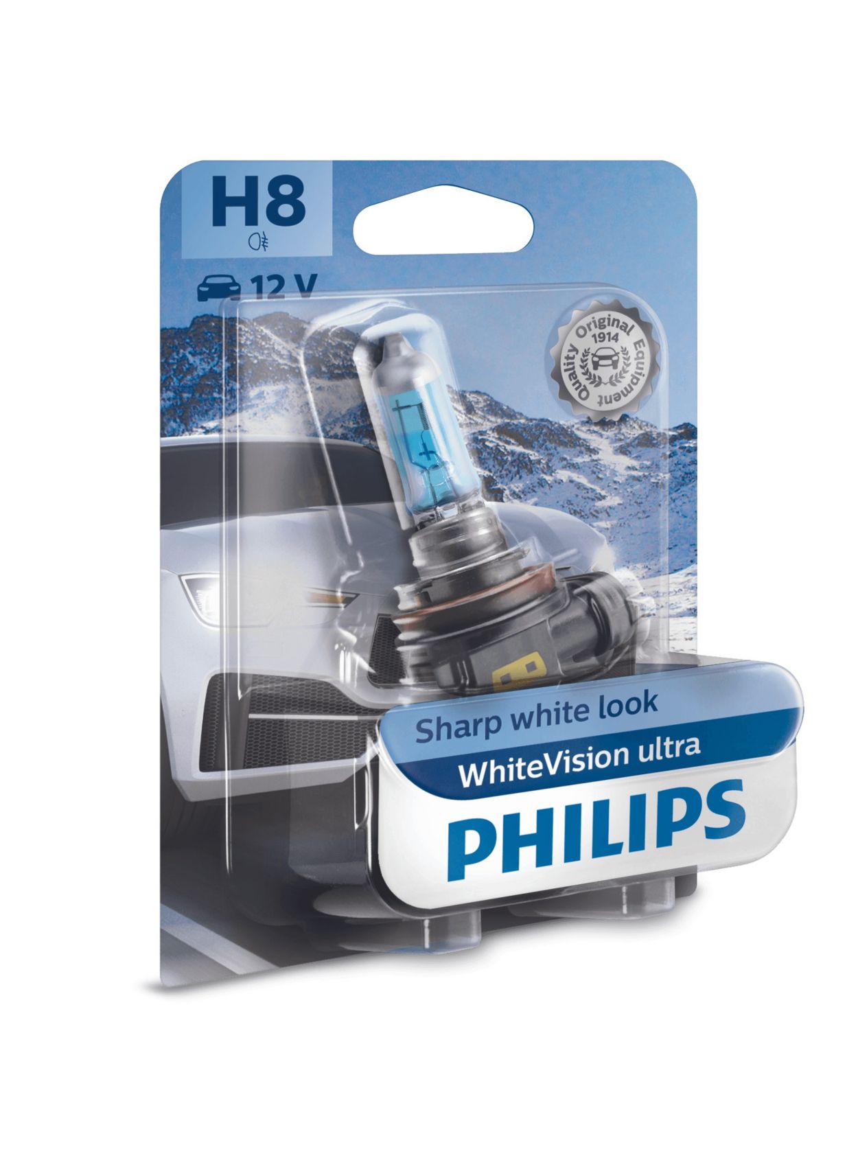 What's the difference between Philips WhiteVision and Philips Blue