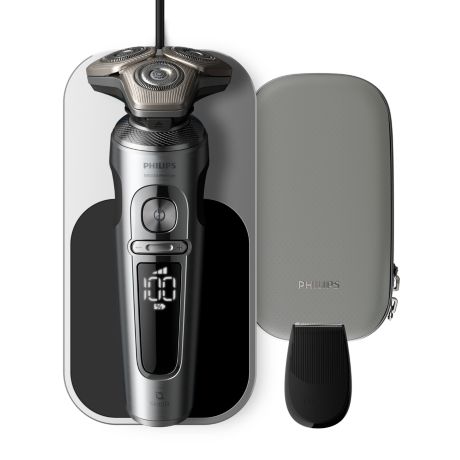 SP9871/13 Shaver S9000 Prestige Wet & Dry Electric shaver with SkinIQ