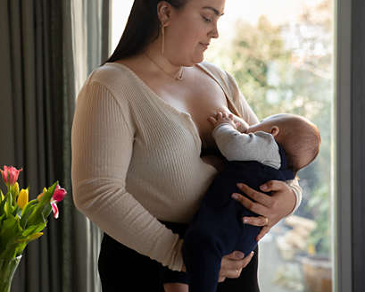 Die Natural Motion-Technologie ahmt die Saugbewegungen des Babys nach