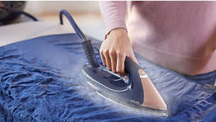 Intelligent automatic steam for faster and easier ironing
