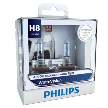 12360WHVS2 WhiteVision หลอดไฟหน้า