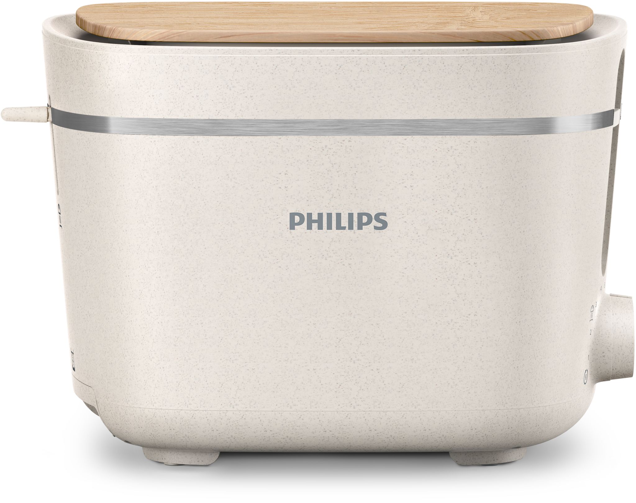 Philips grille-pain Eco, double fente, accessoire le pain, blanc  (HD2640/10) 8720389000881