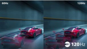 120 Hz native resolution ensures smoother motion
