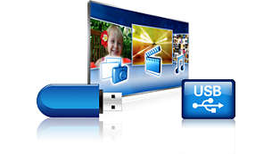 Złącze USB umożliwia odtwarzanie multimediów