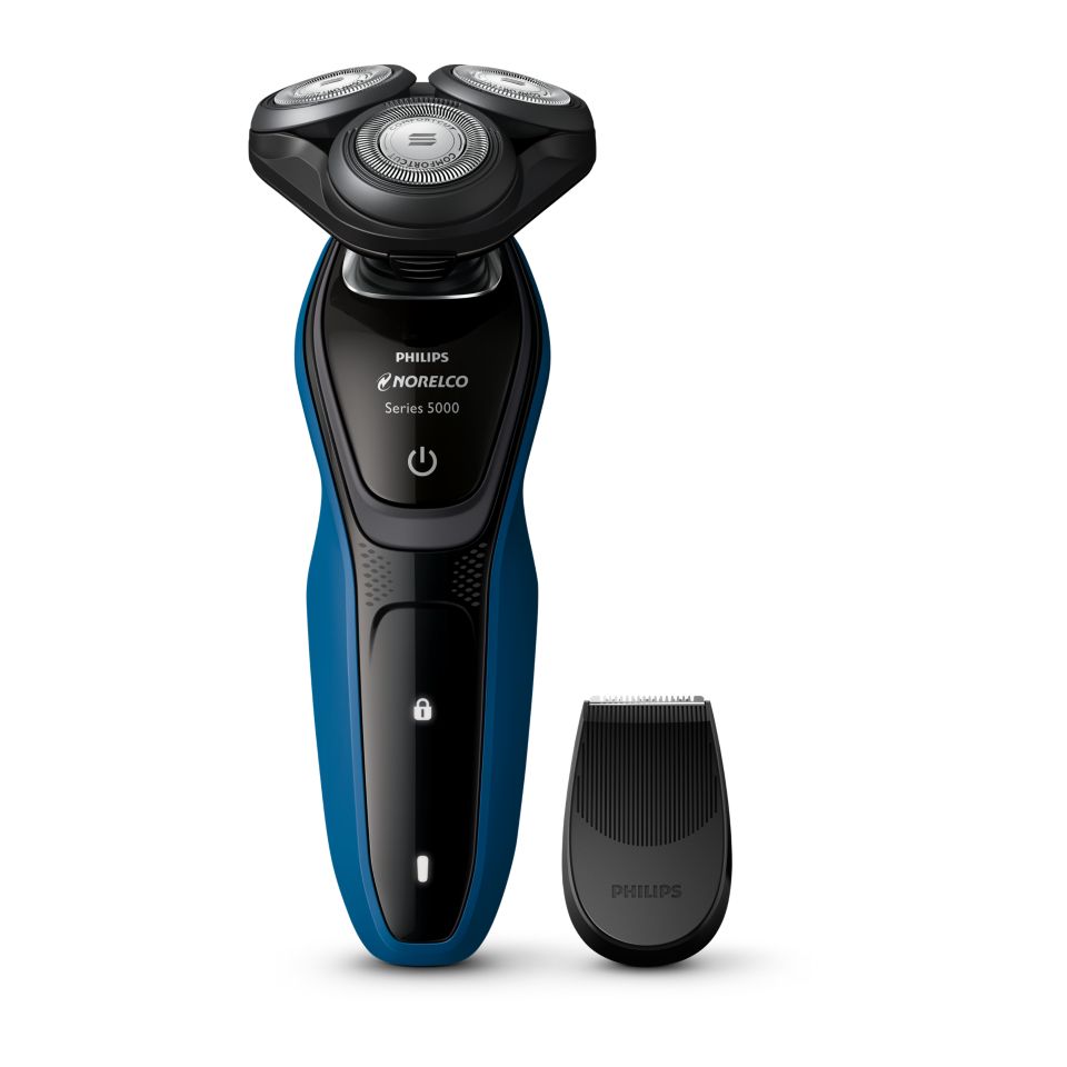  Philips Norelco Shaver 5175 Series 5000 Wet & Dry S5250 -  Afeitadora eléctrica para hombre con tecnología Lift & Cut y sistema de  cuchillas ComfortCut (sin caja) : Belleza y Cuidado Personal