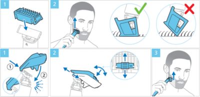 Hogyan trimmeljem a szakállam vagy bajuszom OneBlade-del?