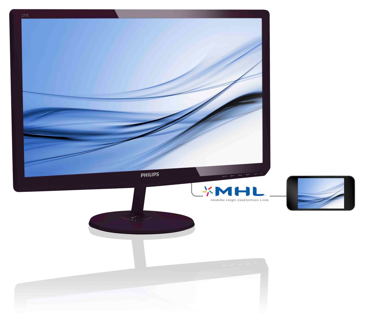 PHILIPS 27型LED 液晶モニター 274E5EDSB SoftBlue SoftBlue テクノロジー搭載液晶モニター 274E5EDSB/11 | Philips