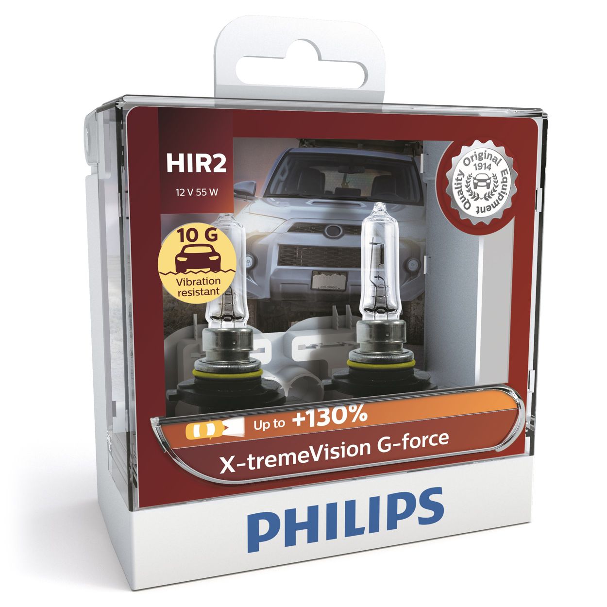 Philips H7 X-treme Vision +130% Headlight Bulbs 12V55W xtreme extreme(pack  of 2)