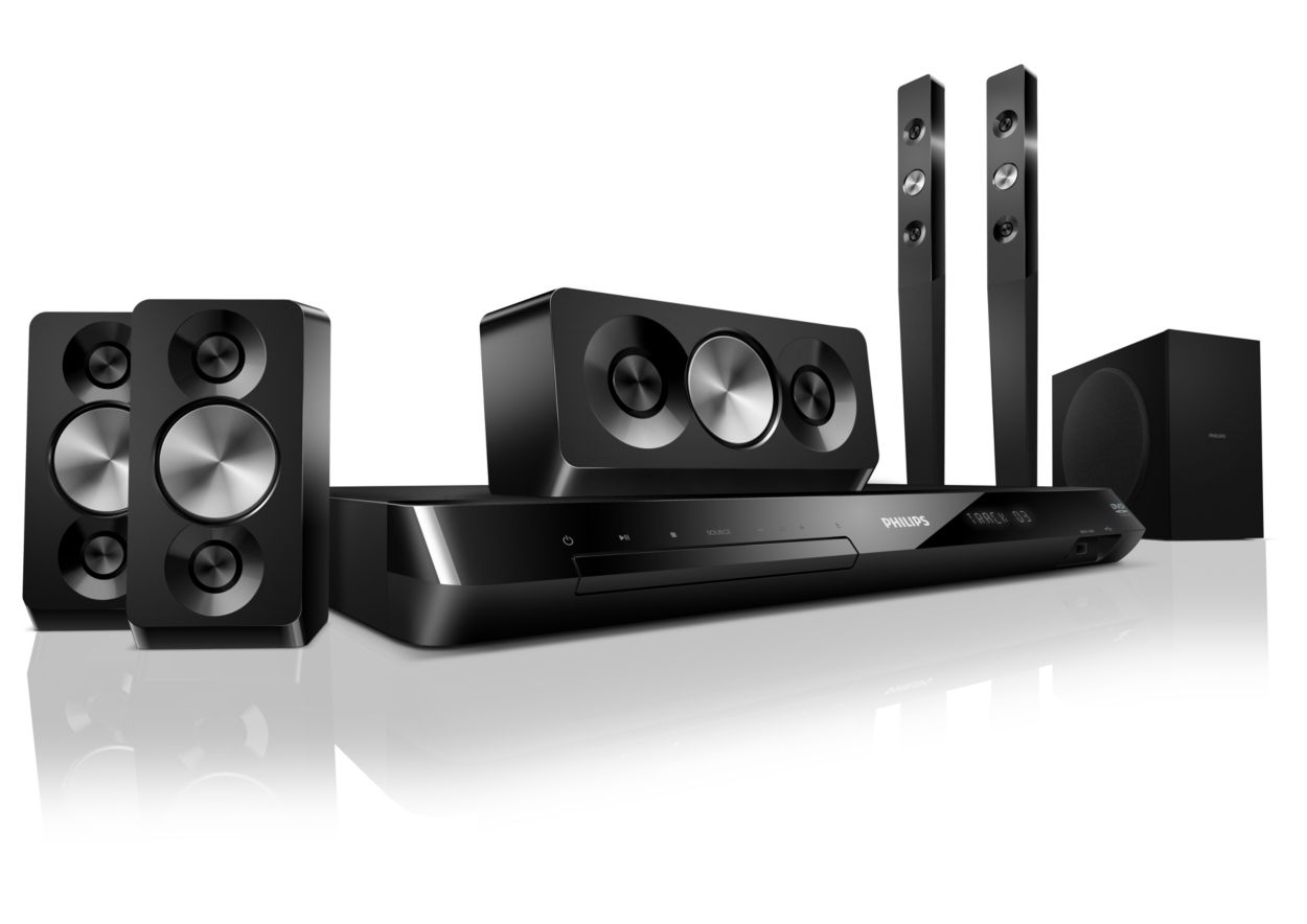 Subwoofer Philips Home Theatre With Optical Input Home Theater