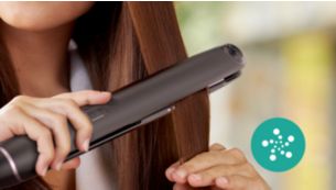 Disfruta de más cuidado con el tratamiento iónico para obtener un cabello brillante y sin frizz