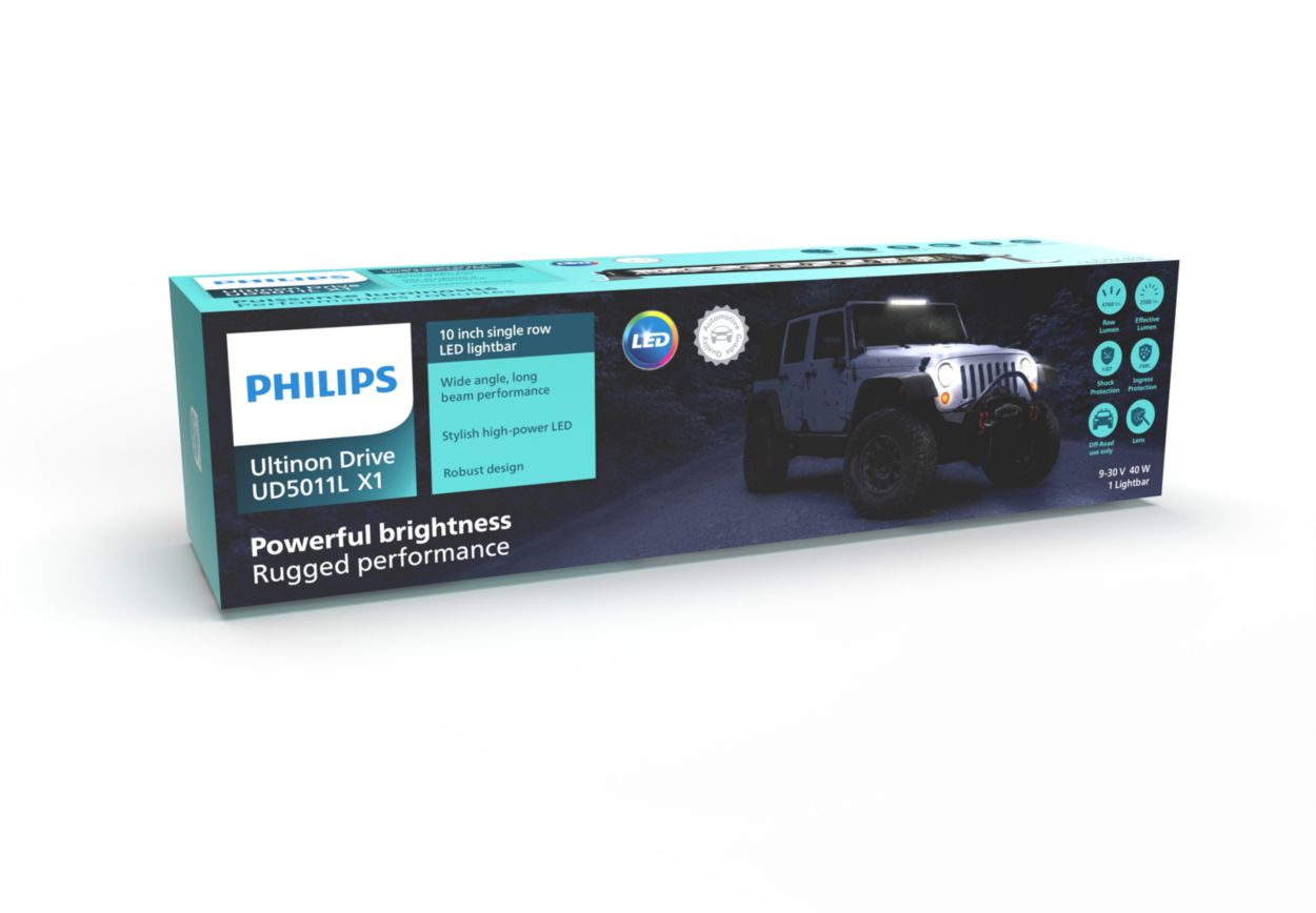 Philips Ultinon Drive LED Light Bar Single Lamp Wiring Kit