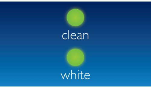 Clean- und White-Putzprogramme: Entfernen nachweislich Verfärbungen