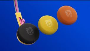 Featherlight fit and spare ear-cup cushions in retro hues