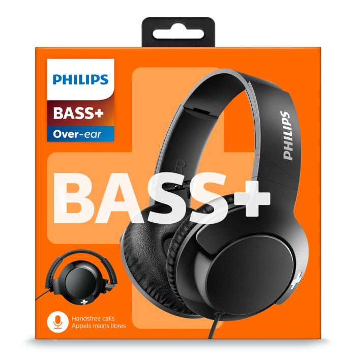 BASS Headphones with mic SHL3175BK 00 Philips