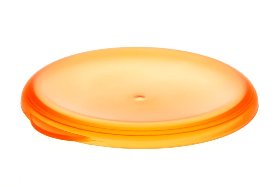 Orangefarbene Kappe für Ihren Erwachsenen-Trinkbecher
