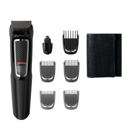 MG3720/15 Multigroom series 3000 7-i-1, grooming kit til ansigt og&lt;br>hår
