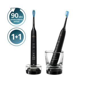 9000 DiamondClean  Sonická zubná kefka s aplikáciou a nabíjací pohárik