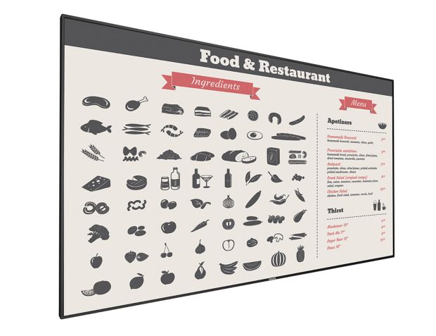 Signage Solutions V-Line Display