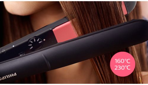 Temperature range from 160°C up to 230°C