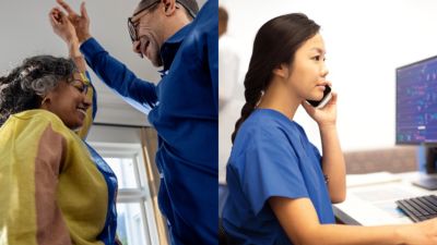 Remote healthcare monitoring supporting hospital-at-home care for patients