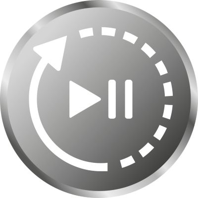 Memory/ pause helps store preferred settings, take a break